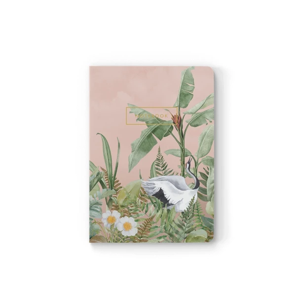 Notitieboek A5 Dancing Crane Birds