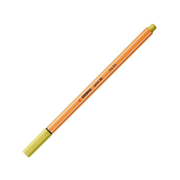 STABILO point 88 - fineliner 88/67 - mostard