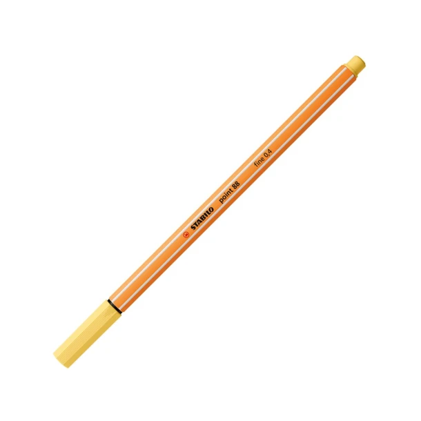STABILO point 88 - fineliner 88/23- licht geel