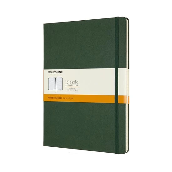 Notebook XL Ruled Soft Cover Myrtle Green