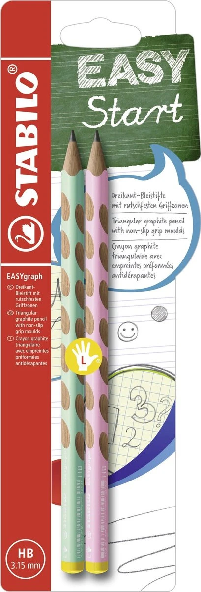 STABILO EASYgraph pastel ergonomisch potlood LH