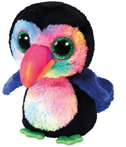 TY Pluche Toekan gekleurd Beaks 24cm
