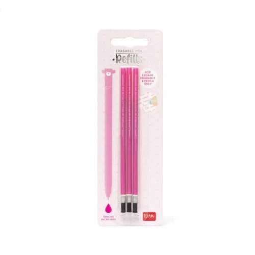Vulling Uitgumbare gelpen - Roze Legami pak a3