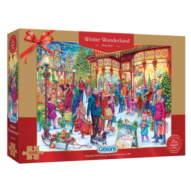 Puzzel Gibsons Winter wonderland 1000pcs.