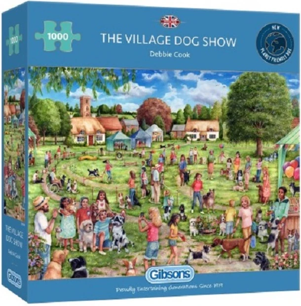 Legpuzzel Gibson The village dog show (1000)