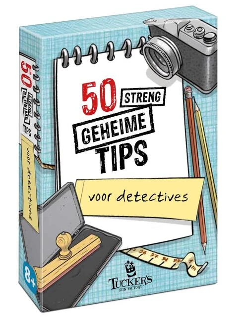 Kaartspel 50 streng geheime tips voor detectives