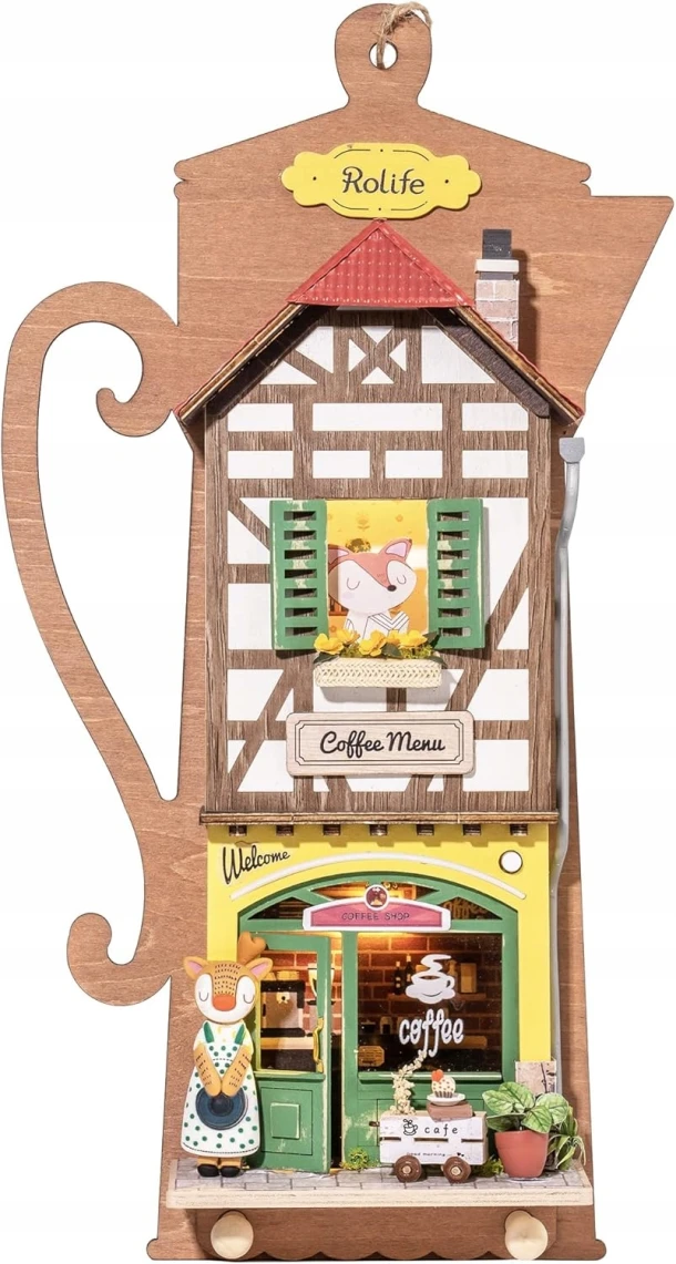 Robotime Rolife Lazy Coffee House DS020