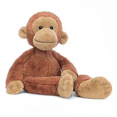 Knuffel Jellycat orang oetan Pongo heel groot