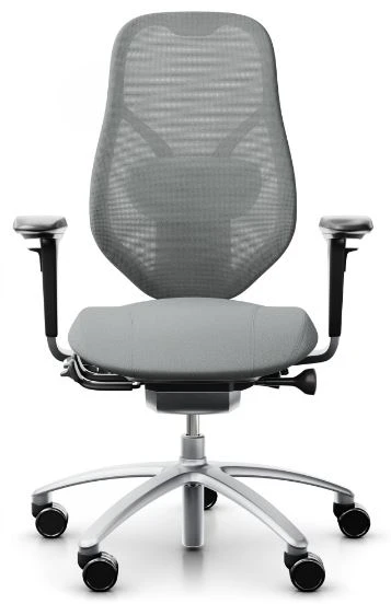 Bureaustoel RH Mereo Mesh Zilver/zwart, Large rug