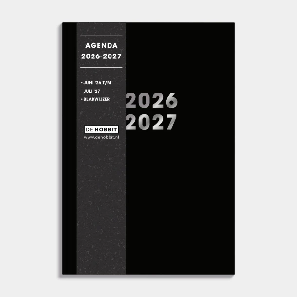 Schoolagenda 2026-2027 Basic Zwart