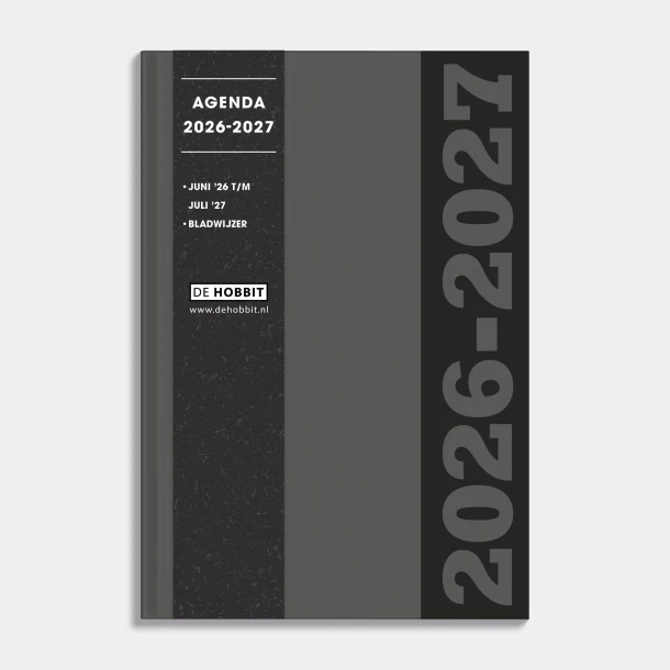 Schoolagenda 2026-2027 Basic Grijs