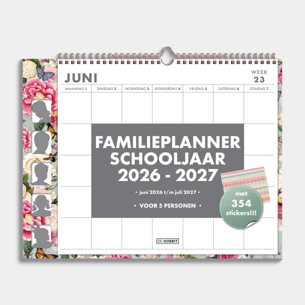 Familieplanner 2026-2027 Omslag D1