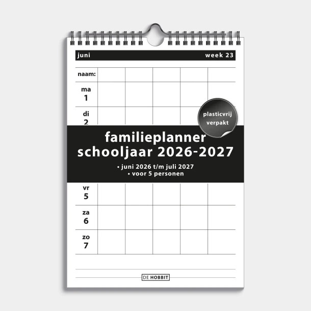 Familieplanner 2026-2027 Spiraal D2