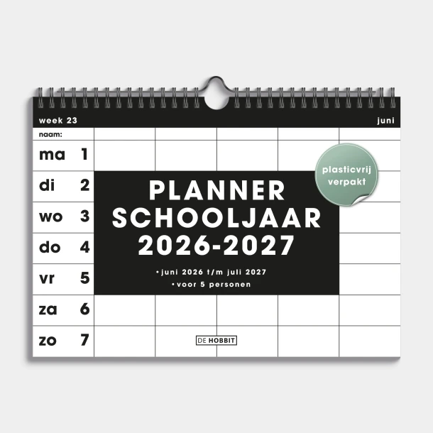 Familieplanner 2026-2027 Spiraal D5