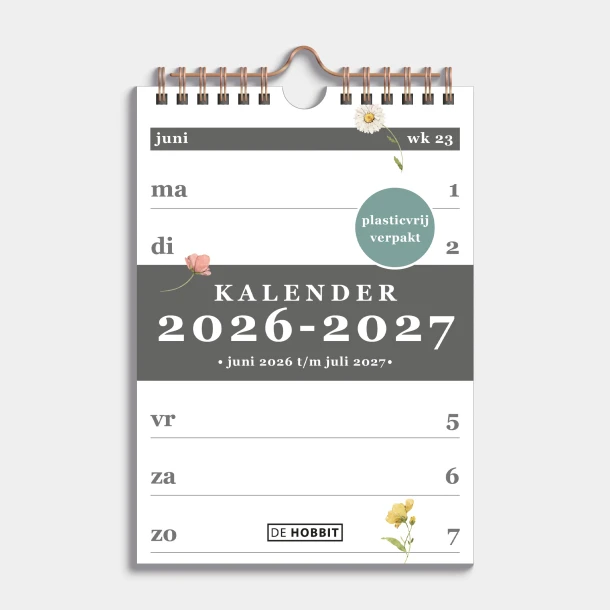 Spiraalkalender 2026-2027 A5 D2