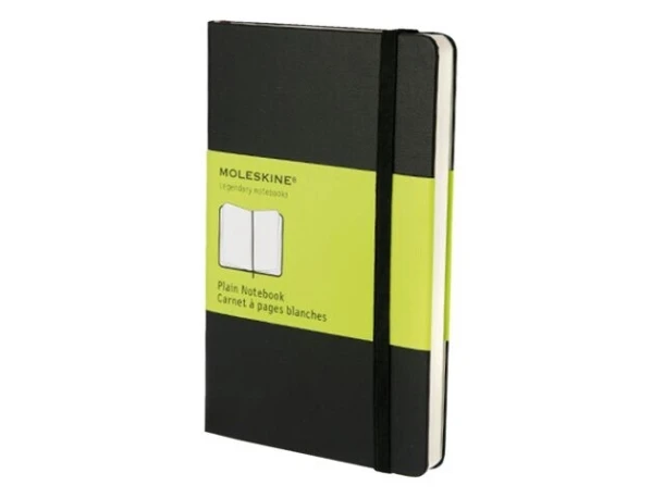 Moleskine notitieboek pocket plain (blanco) Harde kaft
