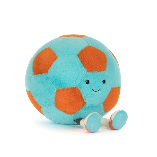 Knuffel Jellycat Amuseables Voetbal Blauw Oranje