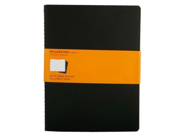 Cahier Journals XL Ruled Black