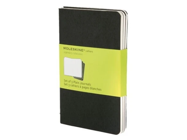 Moleskine Cahier Journals Journals Pocket Plain Black