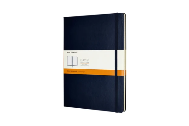 Notebook XL Ruled Hard Cover Sapphire Blue