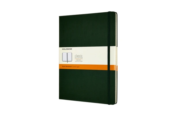 Notitieboek Moleskine Xlarge Lijn Hc Myrtle Green