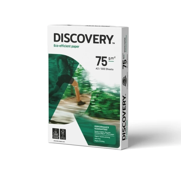 Kopieerpapier A3 75gr Discovery wit pak 500 vel