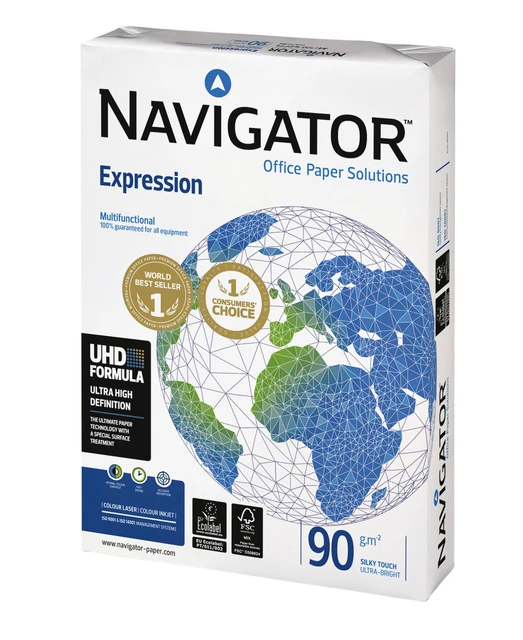 Kopieerpapier Navigator Expression A4 90gr wit 500