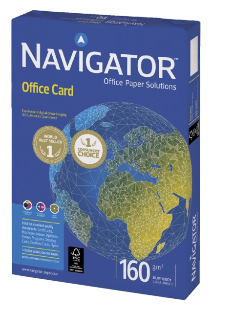Kopieerpapier A4 160gr Navigator pk à 250 vel