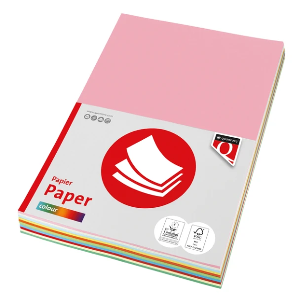 Kopieerpapier Quantore Colour A4 120gr 10x10 vel