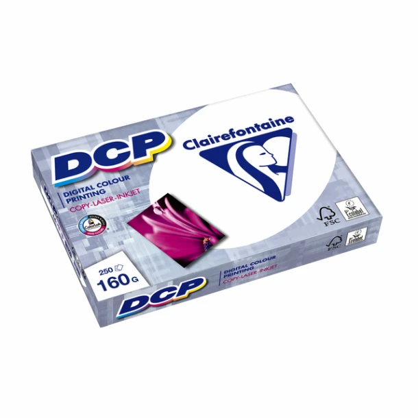 Kopieerpapier A4 160gr Clairfontaine DCP 250 vel