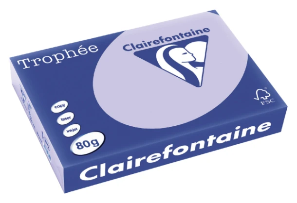 Kopieerpapier Trophee A4 80gr lila 500vel