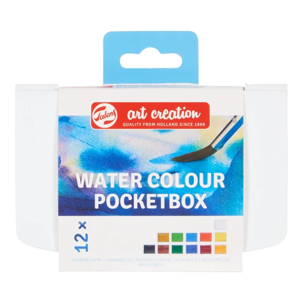 Aquarelverf napjes pocketbox art Creation a 12 stu