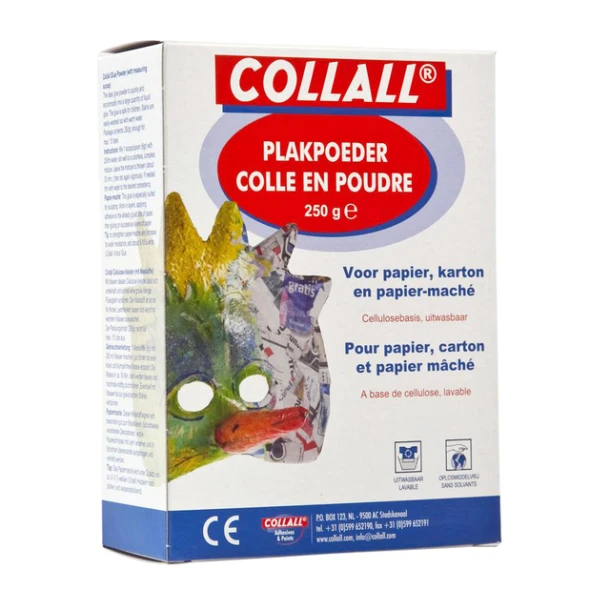 Lijm Collall Plakpoeder 250gr