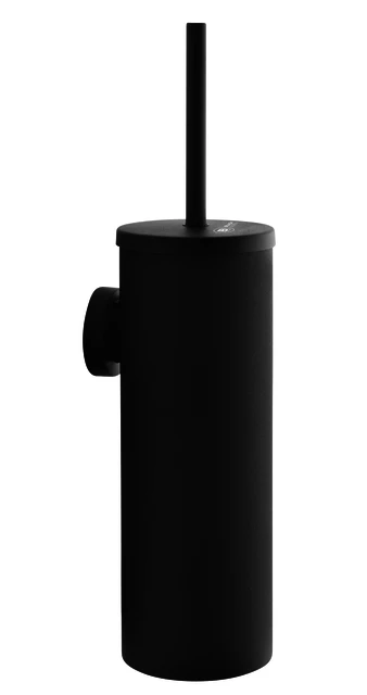 Toiletborstelset Blacksatino Metaal Zwart