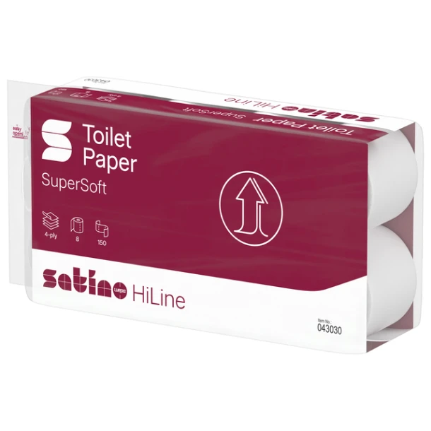 Toiletpapier Satino Prestige 4-laags 150vel8rolWit