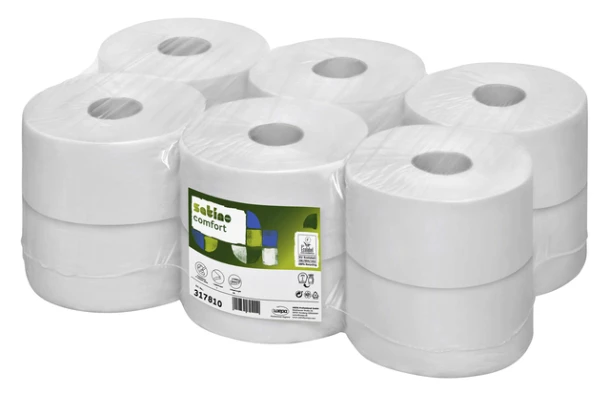 Toiletpapier Satino Comfort Mini 2-Laags 180m 12rollen