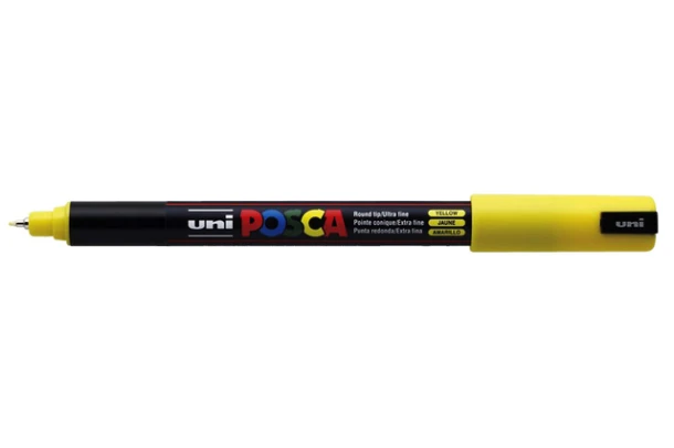 Marker Posca extra fijn Geel PC1MR J