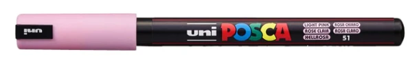 Marker Posca extra fijn Lichtroze PC1MR REC