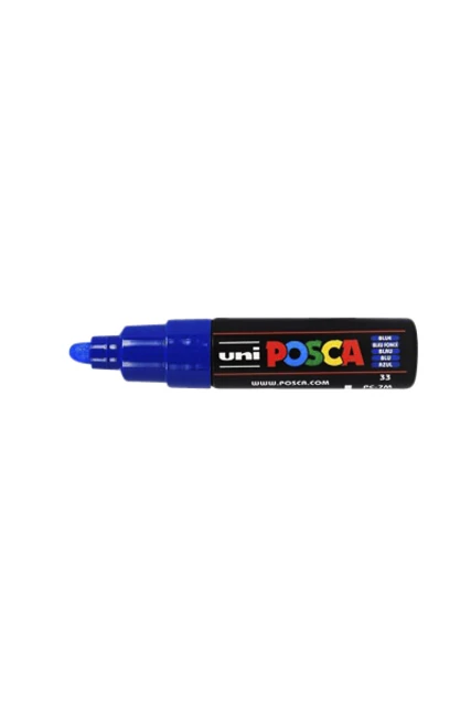 Paintmarker Uni POSCA PC7M breed donkerblauw