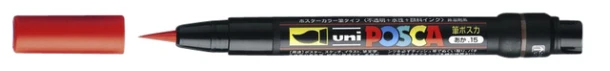 Paintmarker Uni POSCA PCF350 Brush 1-10mm roze