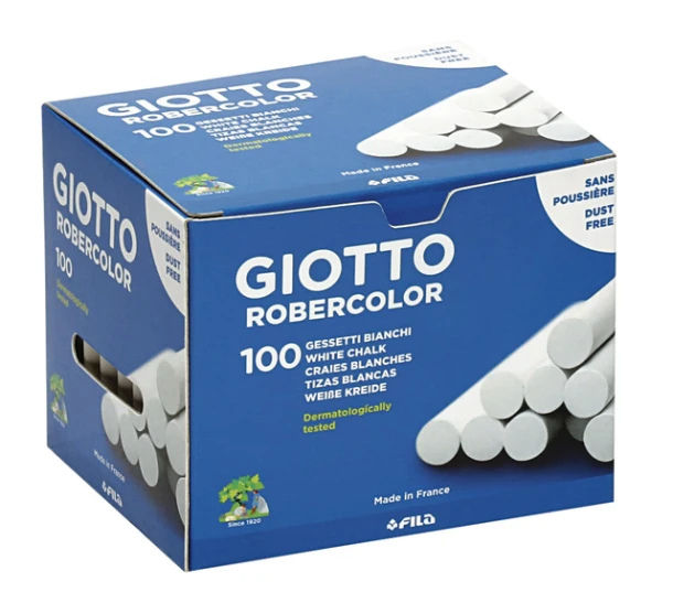 Schoolbordkrijt Giotto 100 Stuks Wit