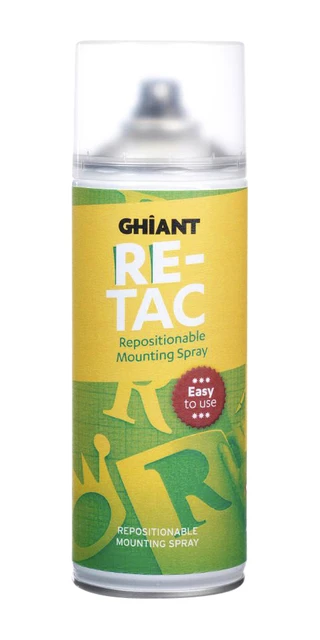 Lijmspray Ghiant High-Tac Re-Positioneerbaar