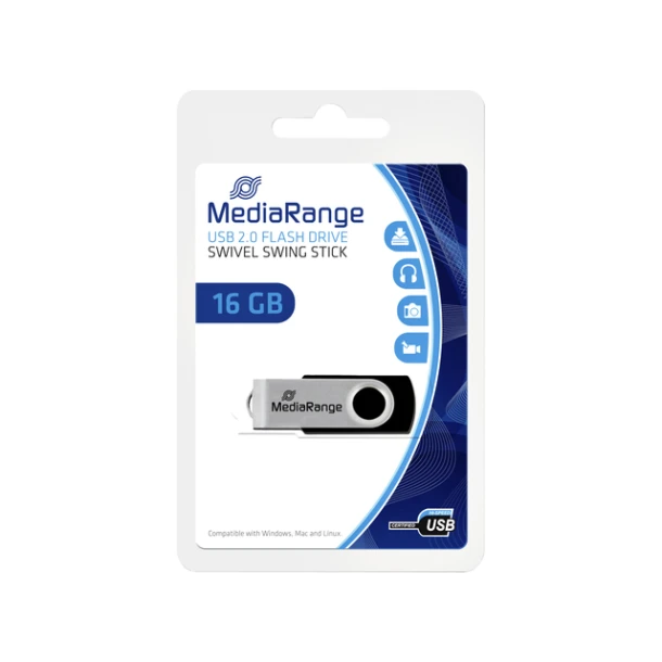 USB-stick 2.0 MediaRange 16GB