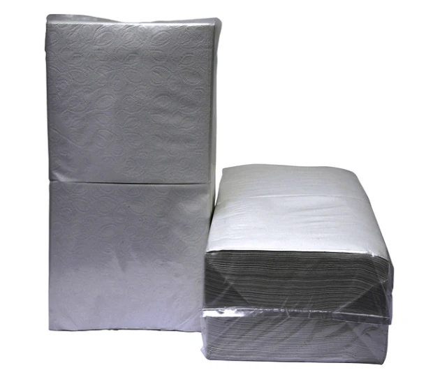 Servet Euro Blanco 1laags 1/4vouw