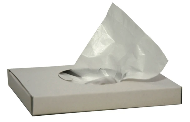 Damesverbandzakjes kunststof 50x30stuks