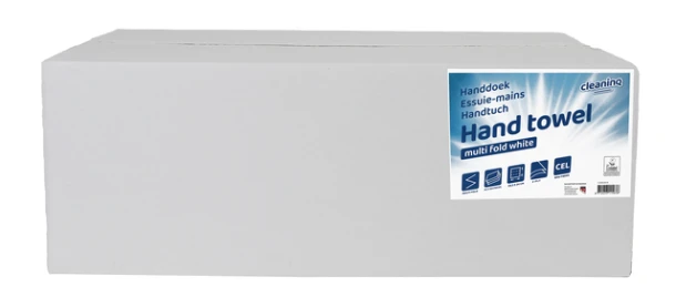 Handdoek Euro Multifold 2laags 24x20.6cm