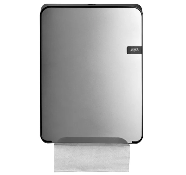 Dispenser Euro Quartz Vouwhand C-Vouw Zilver