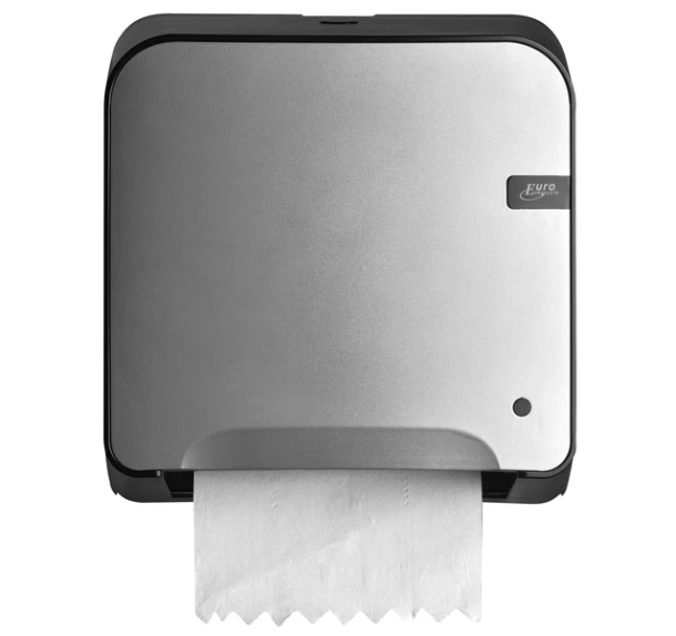 Dispenser Euro Quartz Handdoekrol Mini Zilver