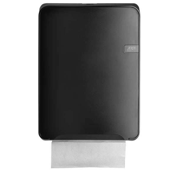 Dispenser Euro Quartz Vouwhand C-Vouw Zwart