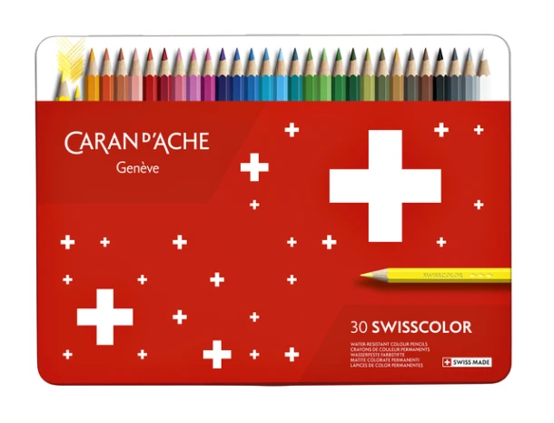 Kleurpotloden Caran d'Ache Swisscolor 30 stuks assorti